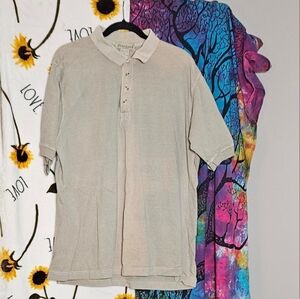 GreatLand Mens short Sleeve tan Pullover Shirt XL